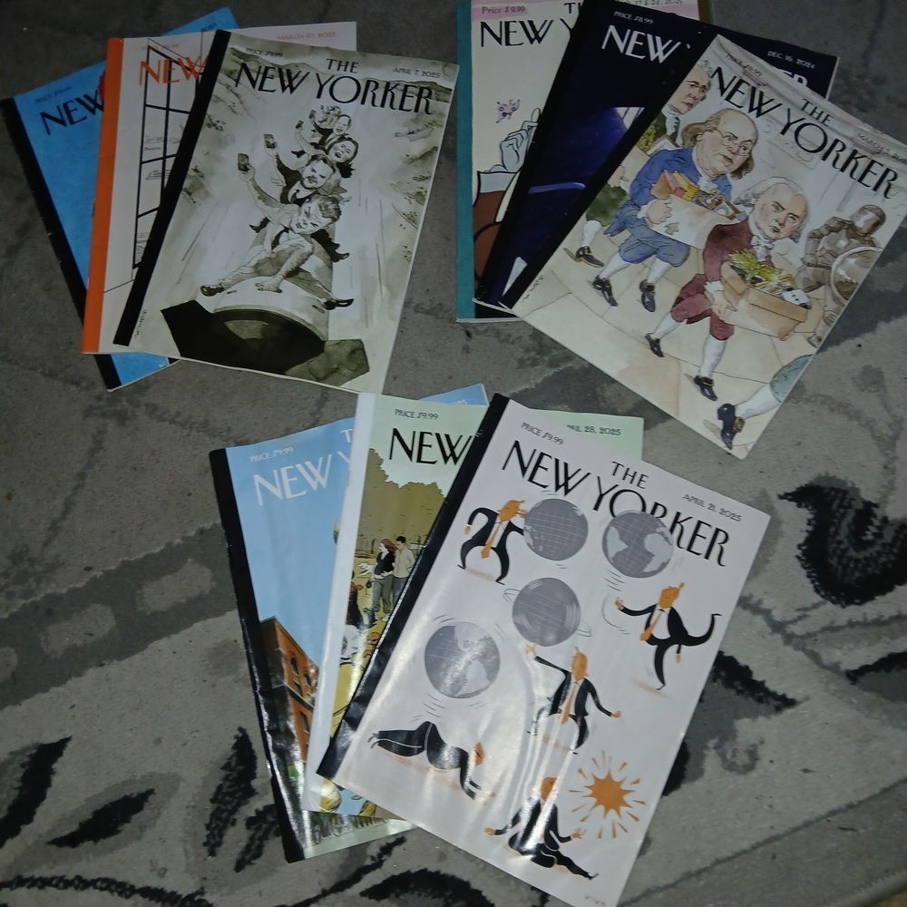 The New Yorker Magazine Lot Of 10 Like New-BUY ONE ITEM CHOOSE ONE FREE